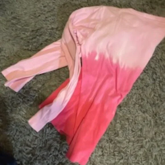 Girls Tye Dye 3/4 Lemon Shirt - Picture 4 of 4